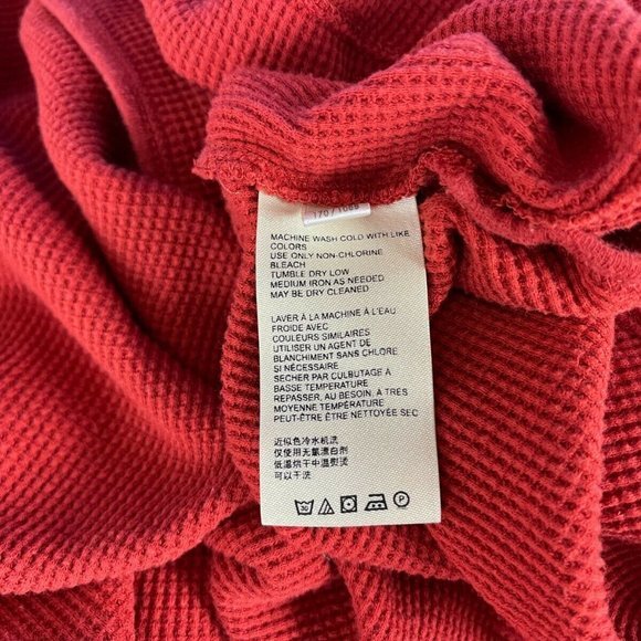 Anthropologie Thermal Top‎ Scoop neck Long Sleeve Stretch Cotton Shirt Women XL - Picture 10 of 10